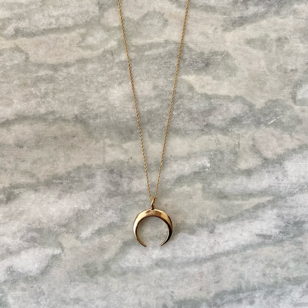 Gold Horn Necklace